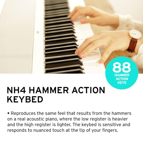 B2 Digital Piano White Bundle: Instrument