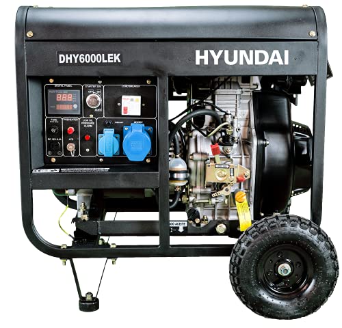 Hyundai Dhy6000Lek - Generador diesel serie pro 3.000 rpm