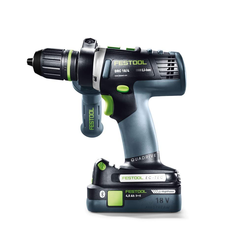 Festool 576460 DRC - Taladro atornillador (18 V, 5,2 y 4 Ah, iones de litio)