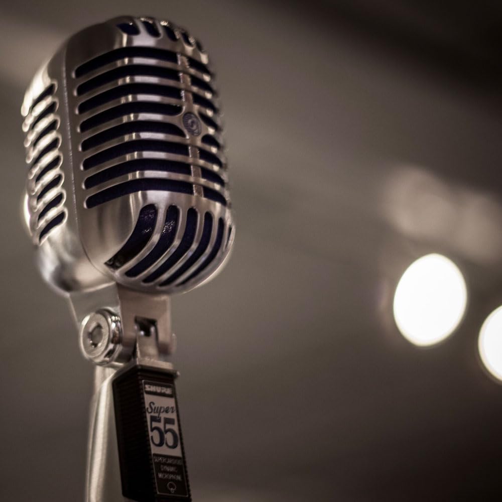 Shure Super 55 Deluxe Vocal Micrófono dinámico supercardioide vintage, icónico, sonido clásico