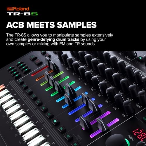 Roland Sintetizador de sobremesa Roland TR-8S — Diseña kits con auténticas percusiones TR, sonidos FM, muestras y efectos