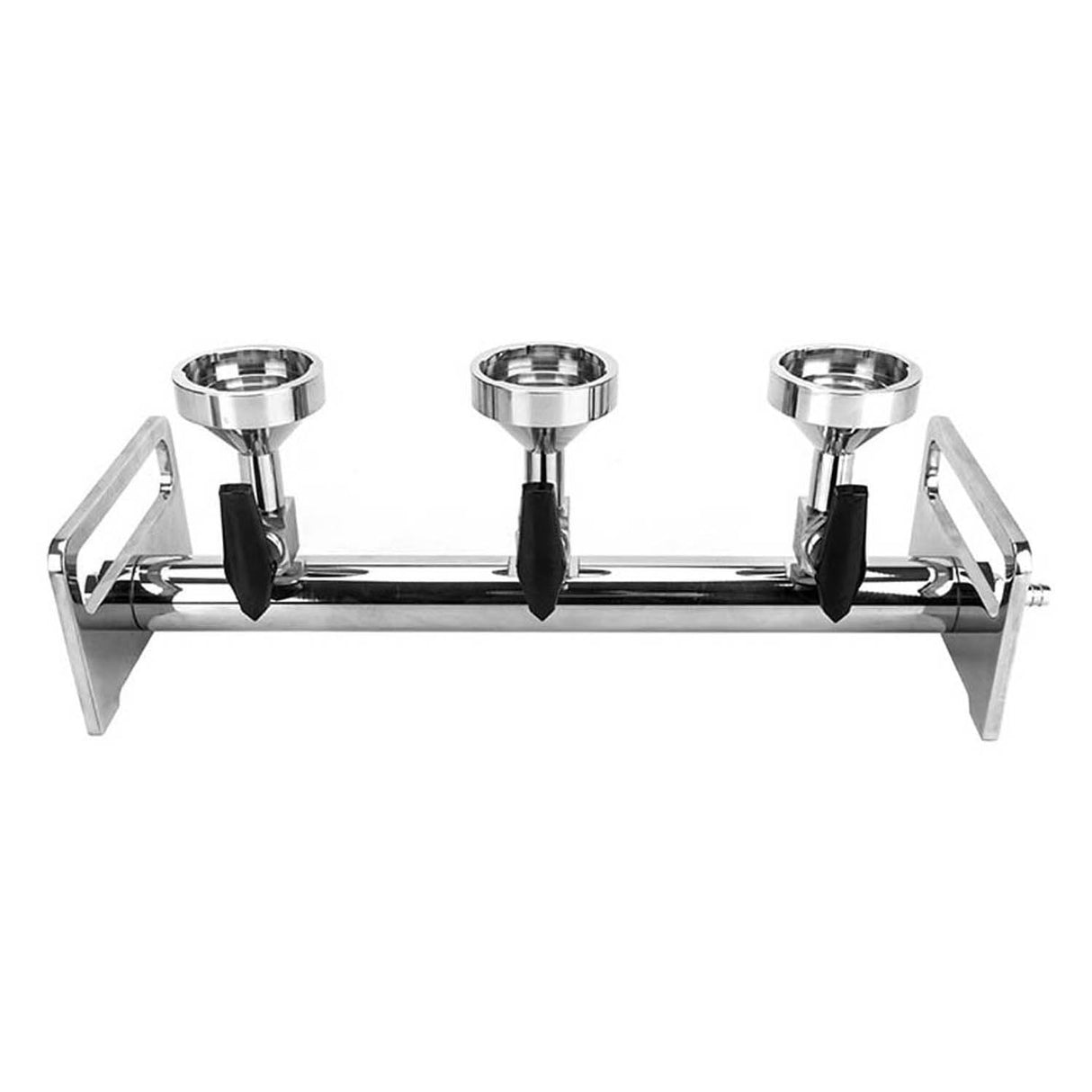 Wiggens WI-0312 BioVac331 - Juego de 3 tazas de acero inoxidable con 3 tazas de filtro de acero inoxidable (capacidad de 100 ml)