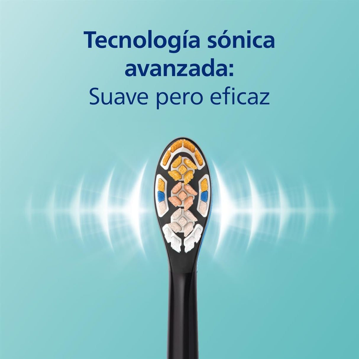 Philips Sonicare DiamondClean Smart 9400, cepillo dental eléctrico, sónico con aplicación, sensor de presión, detección de cabezal de cepillado, negro, modelo HX9917/89