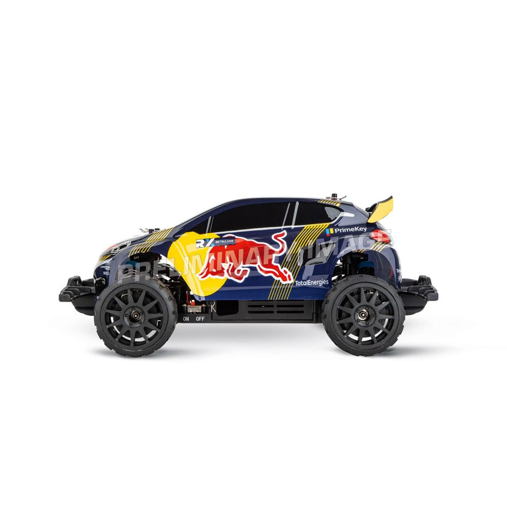 Carrera - 370183022-2,4GHz Red Bull Peugeot WRX 208 - Rallycross, Hansen -PX Profi RC