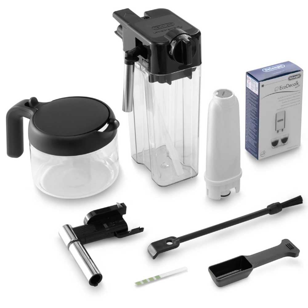 De'Longhi Perfetto - Perfecta Evo - Máquina Automática de Café en Grano, Espresso, Cappuccino, ESAM420.80.TB, Titanio, Negro