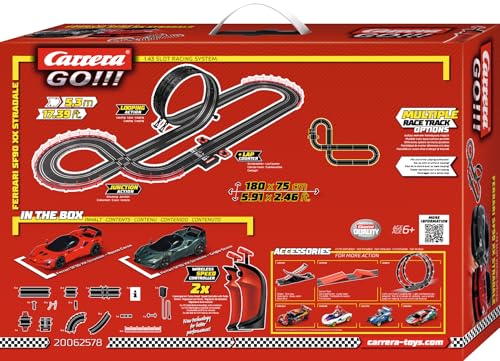 Carrera - 20062578 GO Potencia del superdeportivo Ferrari, Inalámbrico