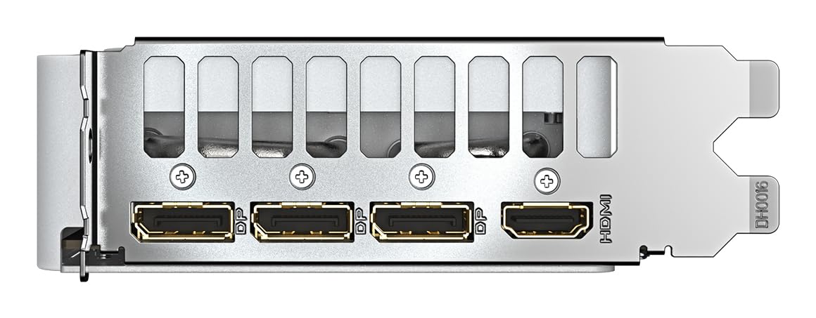 Gigabyte GeForce RTX 5060 Ti Aero OC 16G Tarjeta Gráfica – 16 GB GDDR7, 128 bits, PCI-E 5.0, 2647MHz Frecuencia del núcleo, 3 x DisplayPort, 1 x HDMI, GV-N506TAERO OC-16GD