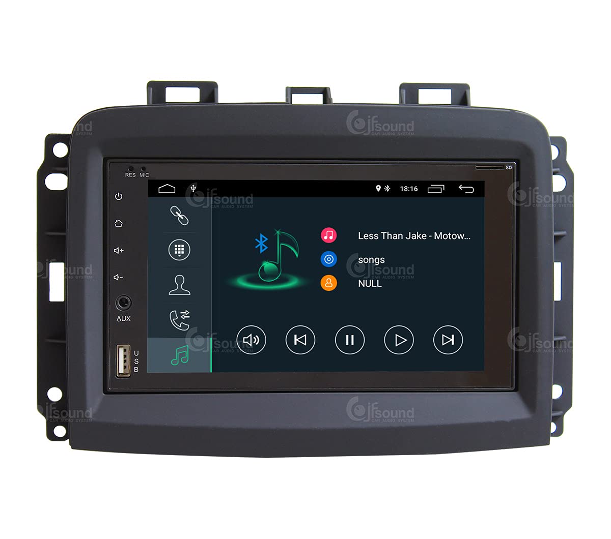Autorradio de Ajuste Personalizado para Fiat 500L Restyling Android GPS Bluetooth WiFi Dab USB Pantalla táctil Full HD 6,2"