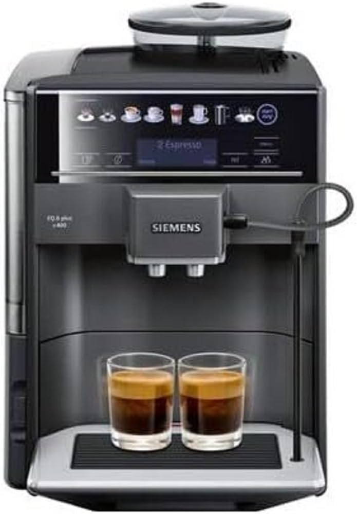 Siemens EQ.6 TE654319RW Independiente Totalmente automática Máquina espresso 1.7L Negro - Cafetera (Independiente, Máquina espresso, 1,7 L, Molinillo integrado, 1500 W, Negro)