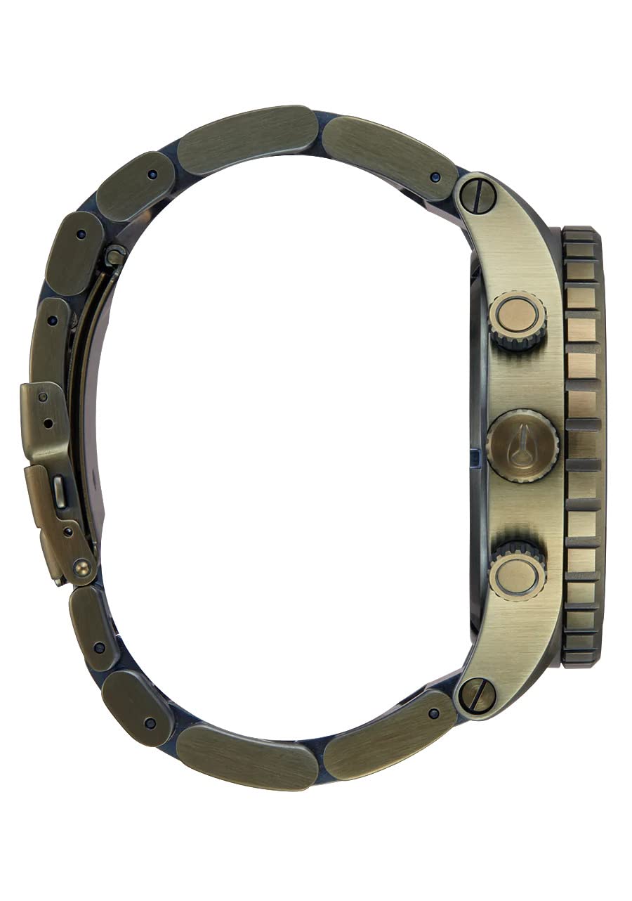 Nixon Reloj Analógico para Unisex Adulto de maquinaria Japonesa de Cuarzo con Correa en Acero Inoxidable A083-5092-00