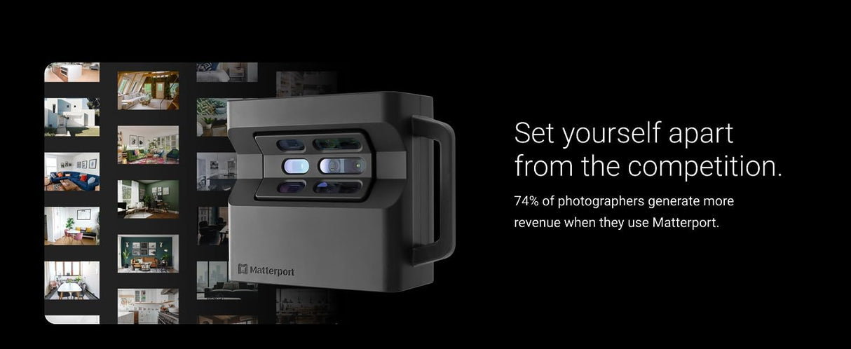 Matterport Pro2 3D Camera for Creating Professional 3D Virtual Experiences with 360 Views and 4K Photography