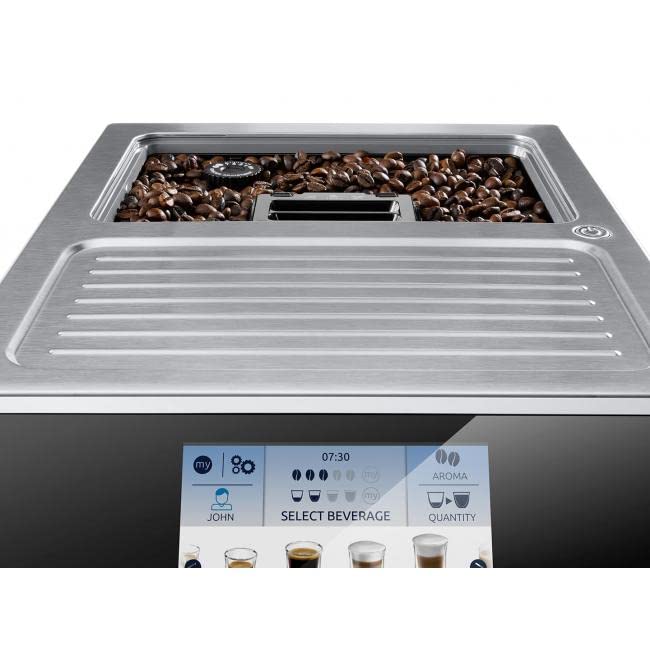 DeLonghi ECAM 656.75.MS Independiente Totalmente automática Máquina espresso 2L Acero inoxidable - Cafetera (Independiente, Máquina espresso, 2 L, Granos de café, De café molido, Molinillo integrado, Acero inoxidable)