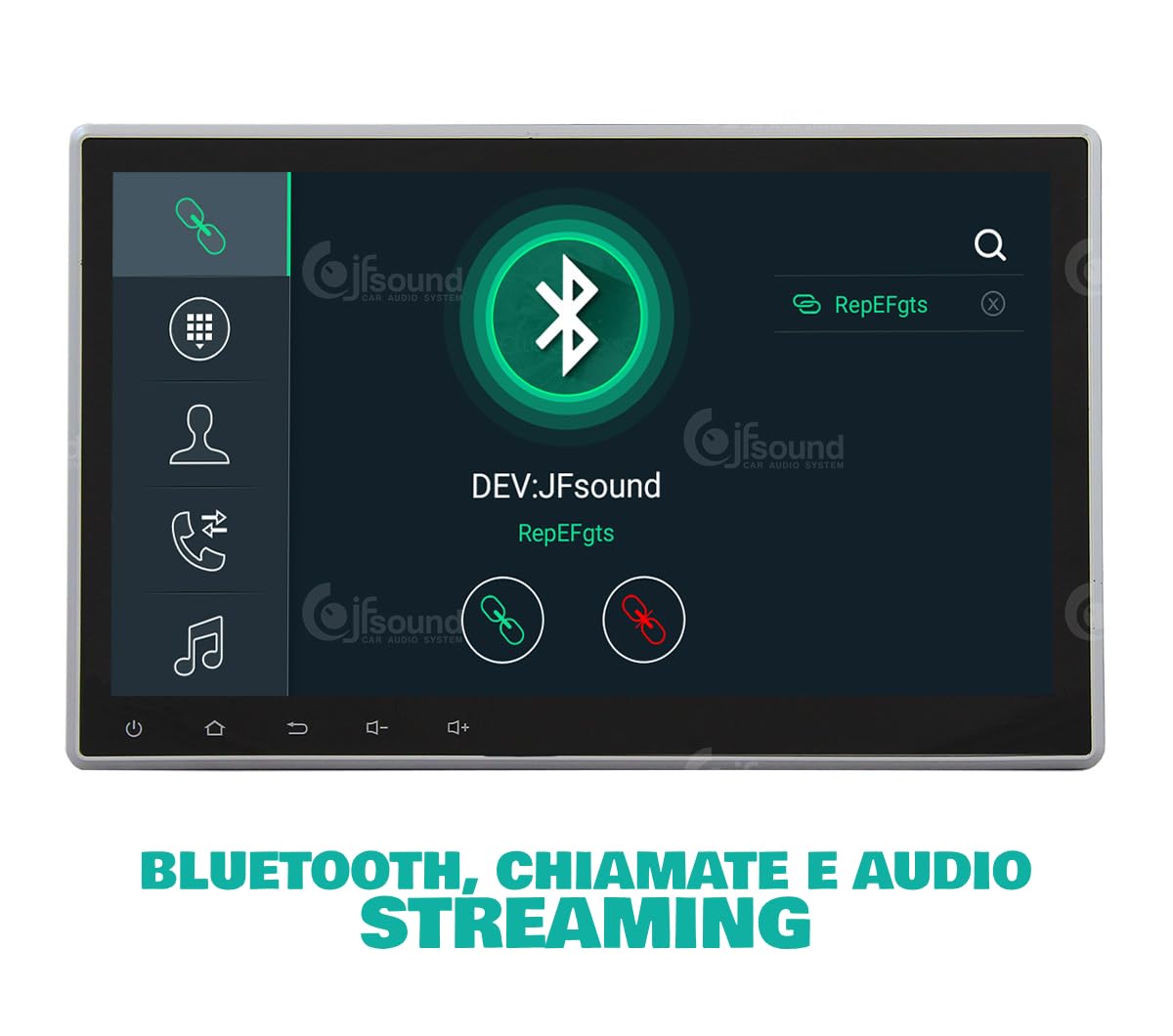 Radio de Coche universales 1 DIN Android GPS Bluetooth WiFi USB Dab+ Touchscreen 10" 4core Carplay AndroidAuto