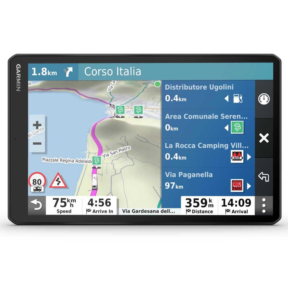 Garmin Camper 1090, navegador GPS de 10" para autocaravanas, Mapa Europa, tráfico Digital y navegación por Voz