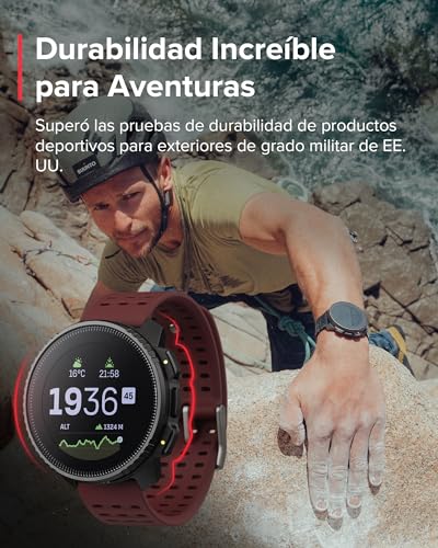 SUUNTO Vertical Reloj Deportivo - Smartwatch GPS, GPS de Doble Frecuencia, Mapas sin Conexión Gratuitos, Autonomía de hasta 50 Días, Carcasa Resistente Militarmente, Resistente al Agua hasta 100m