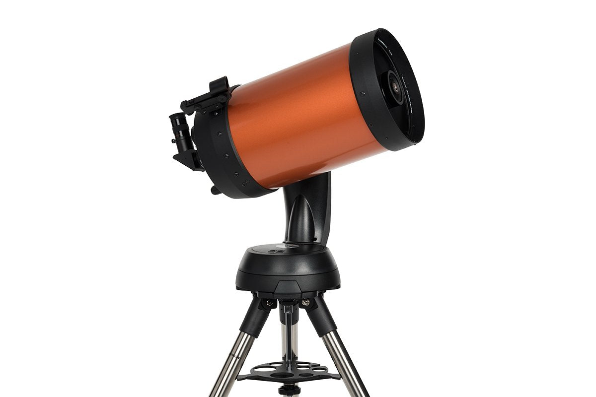 Celestron 11069 Telescopio NexStar 8SE Schmidt-Cassegrain computarizado 8SE con Montaje Totalmente automatizado, tecnología SkyAlign y Revestimiento XLT, Negro/Naranja