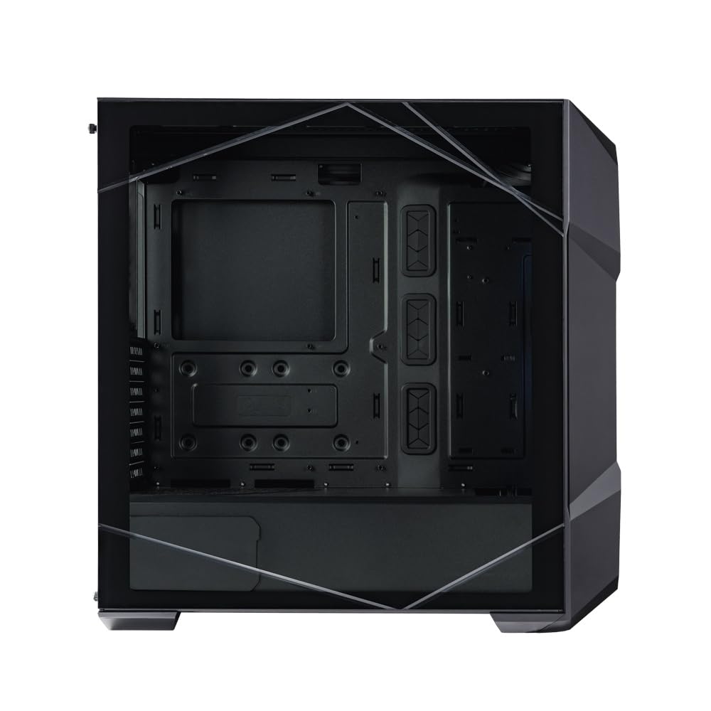 Cooler Master MasterBox TD500 Mesh V2 – Caja PC Mid-Tower E-ATX, Malla Poligonal, 3x120mm Ventiladores ARGB Preinstalados, Panel Superior Extraíble, Panel Lateral Vidrio Templado, USB C 10Gbps, Negro