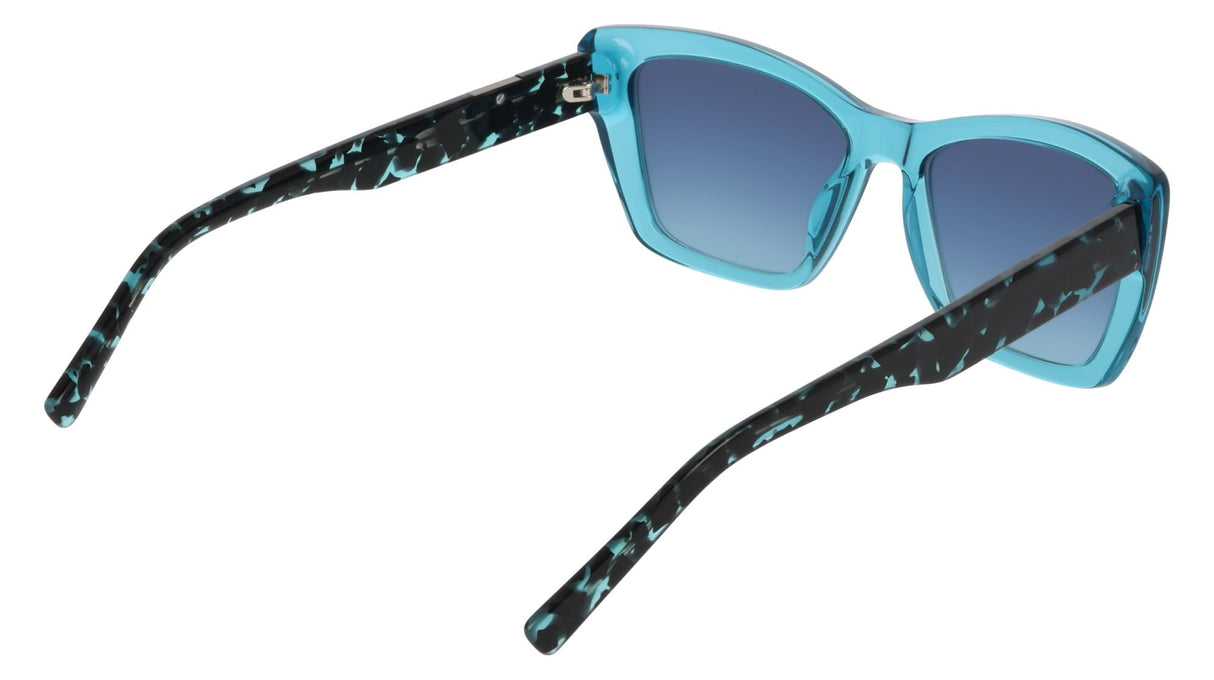 DKNY Dk554s Gafas de Sol, Crystal Turquoise, 54-140-17 Unisex Adulto