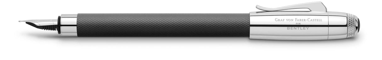 Graf von Faber-Castell Bentley Onyx 141870 - Pluma estilográfica (plumín M, 1 unidad)