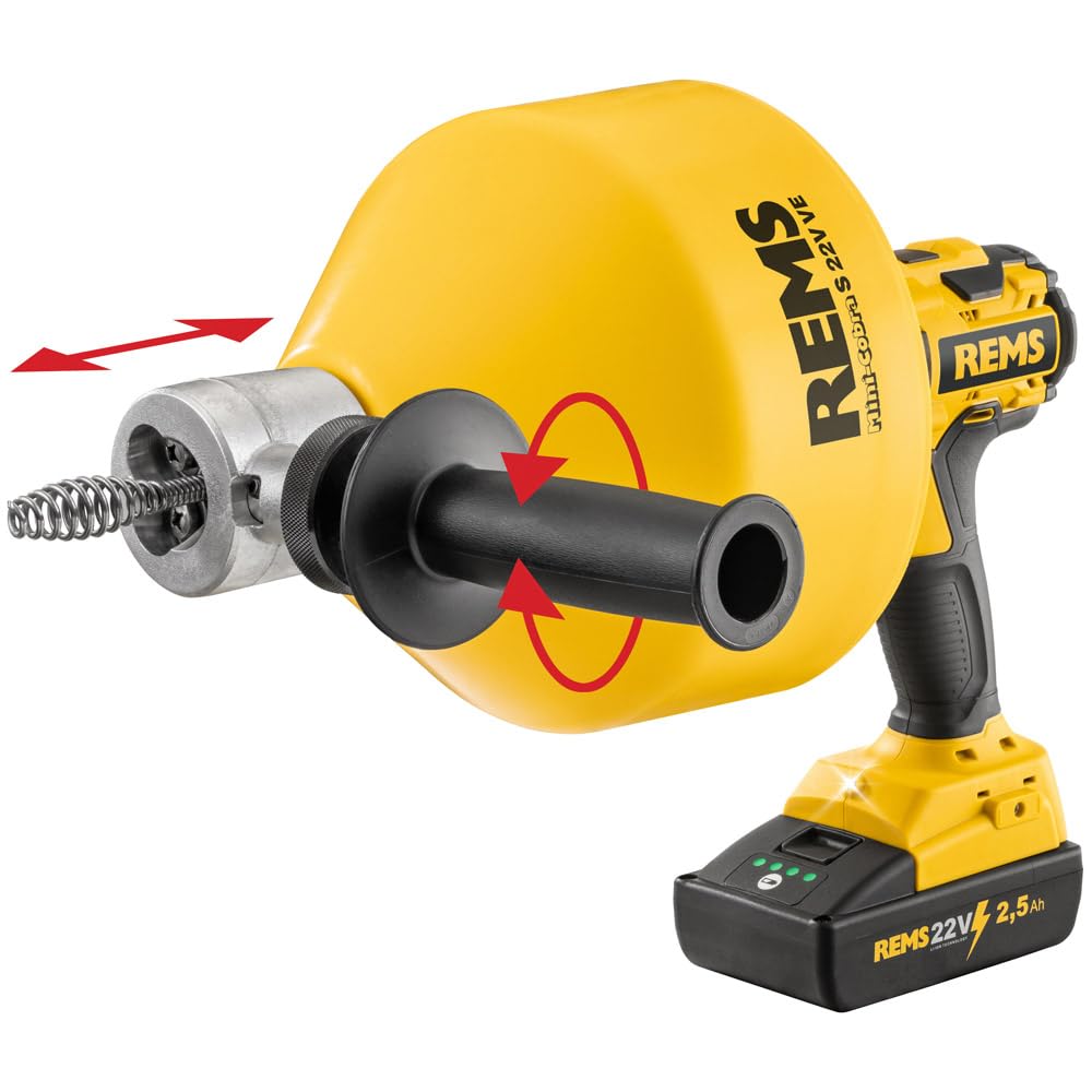 REMS Mini Cobra S VE Set L-Boxx H 170028 R220 (Largo x Ancho x Alto 440 x 360 x 374 mm, Peso: 9,3 kg, Juego de accesorios, incluye L-Boxx H)