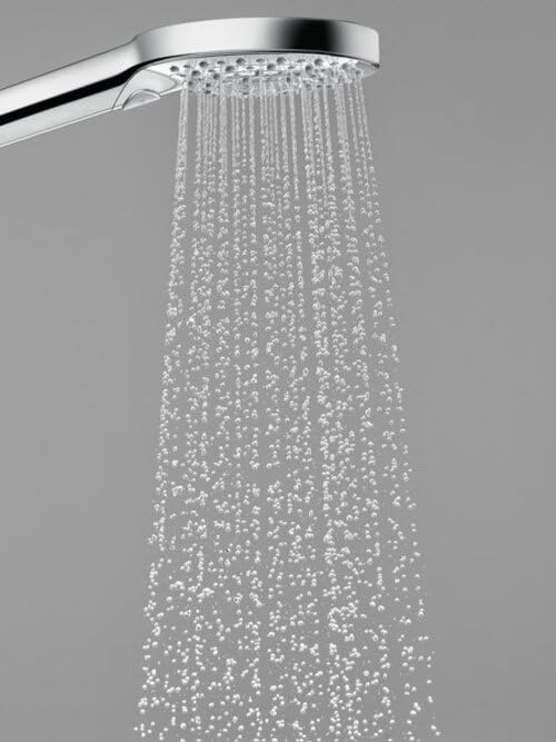Hansgrohe Raindance Select S Sistema de ducha con termostato 240 1 tipo de chorro PowderRain, bronce cepillado, 27633140