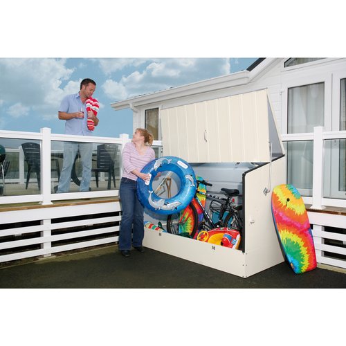 tepro - Caja para Bicicleta, Color Beige