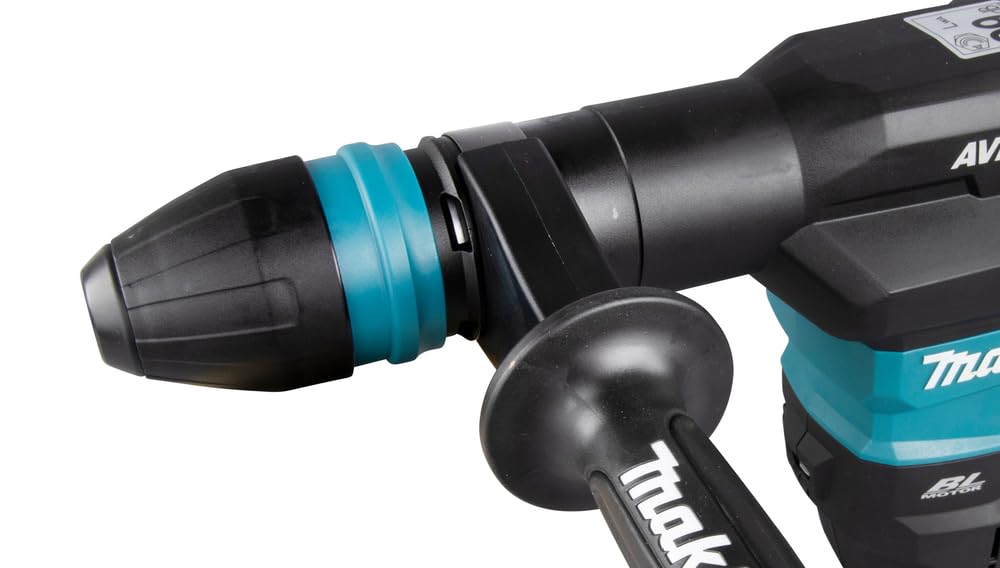 Makita HM001GZ02 - Martillo demoledor BL 40Vmáx XGT 7,1 kg AVT AWS (40 V, iones de litio, 40 V) (sin batería, sin cargador) Azul Petróleo