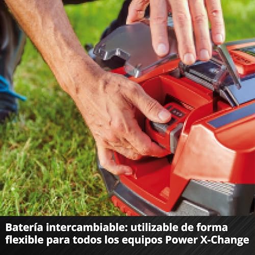 Einhell Robot cortacésped FREELEXO CAM 500 Power X-Change (18V, cámara vs Alambre de delimitación, Superficies de césped de 500m2, Pendiente hasta 25%, Ancho de Corte 18cm, protección antirrobos)