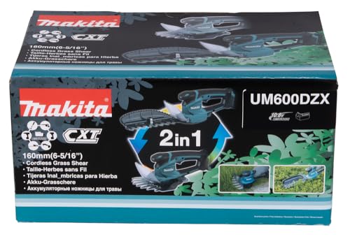 Makita um600dsmex batería de hierba/arreglasetos 10,8 V/4,0 AH, 2 baterías con cargador