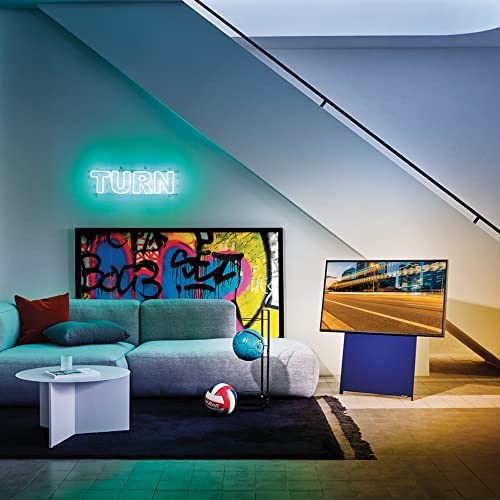 SAMSUNG TV The Sero 2023 43LS05B Smart TV de 43" con Display Mate, Primer TV Vertical, Tecnología Quantum dot, Potente sistema de audio y SolarCell Remote Control