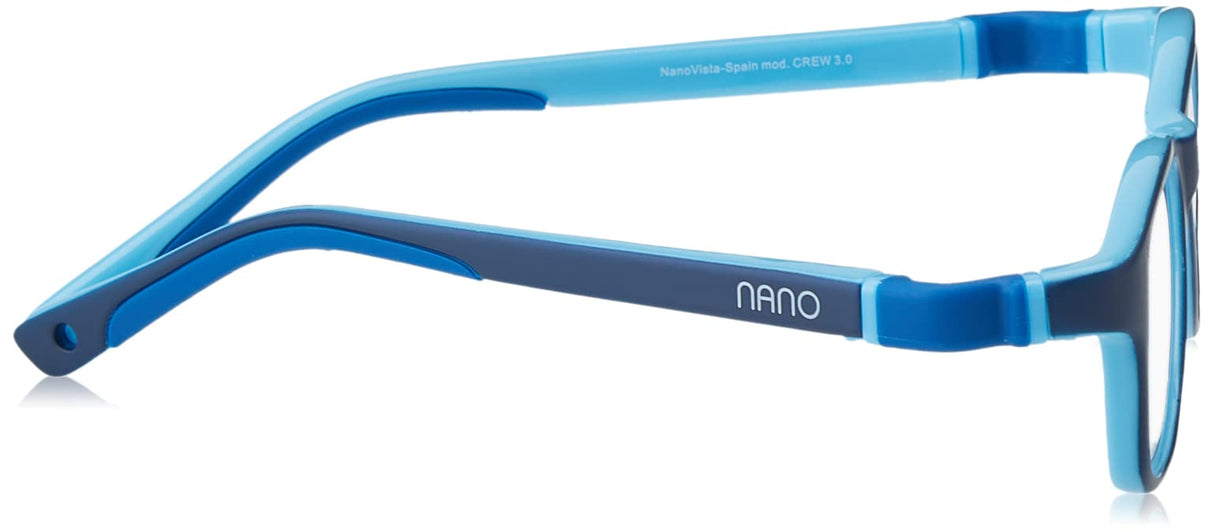 GAFAS NANO OPTICAL CREW 3.0 BICOLOR MARINO MATE/AZUL, PARA 6-8 AÑOS, TALLA 46