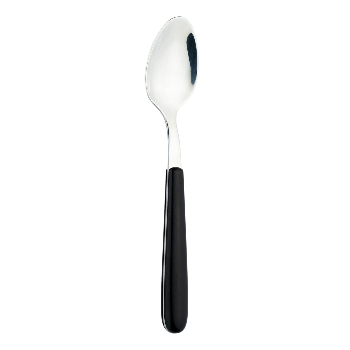 Grunwerg Greenworks Juego de cubiertos de 24 piezas en caja, plástico reciclado, ecológico, negro horno