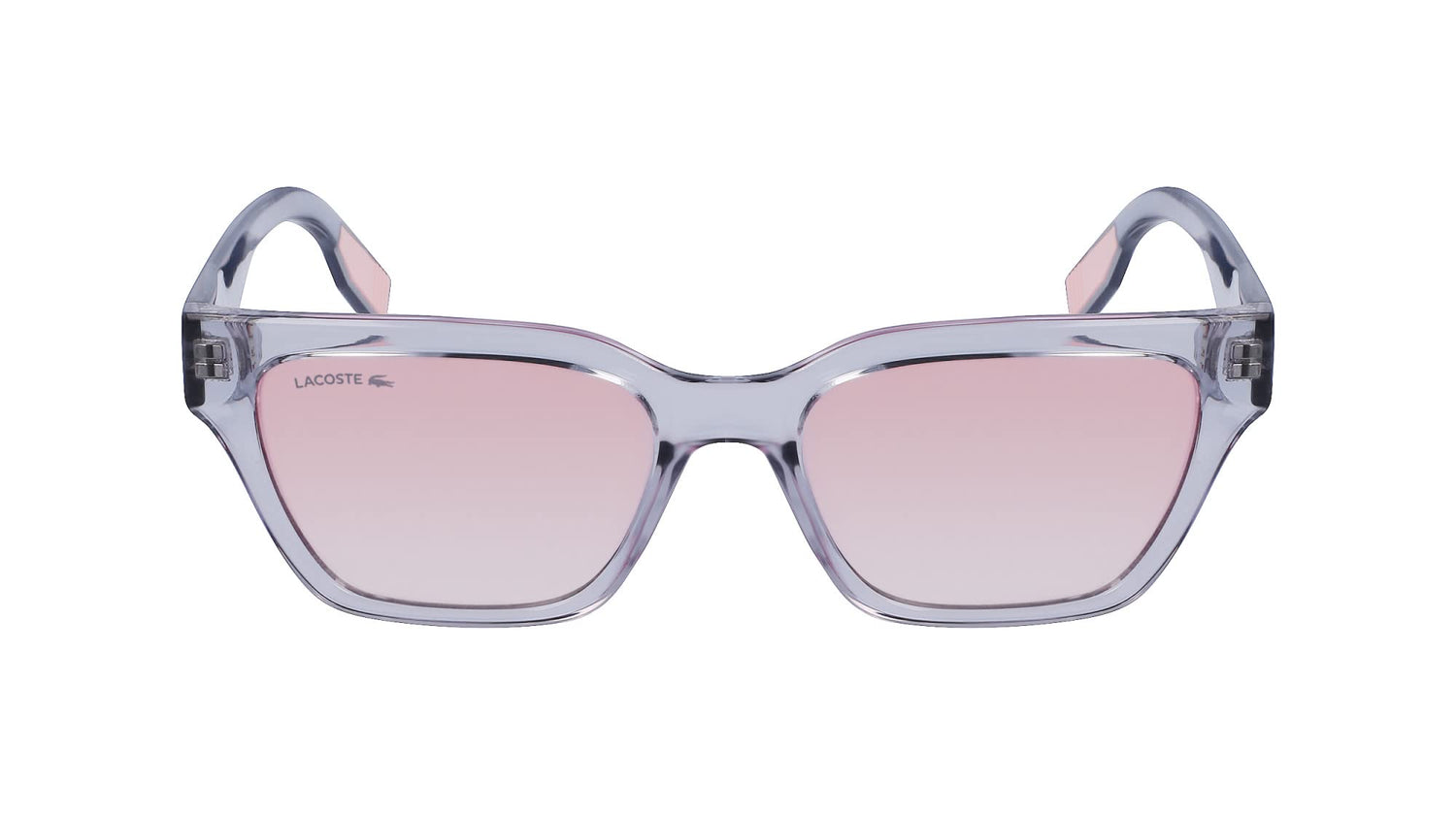 Lacoste Women's Sunglasses L6002S - Light Grey with Gradient Rose Flash Lens