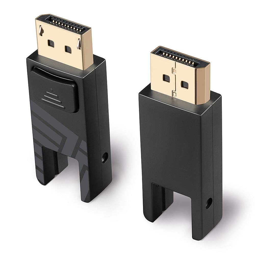 LINDY Cable Mini DisplayPort 1.4 híbrido de Fibra óptica con Conectores DP Desmontables, 40 m