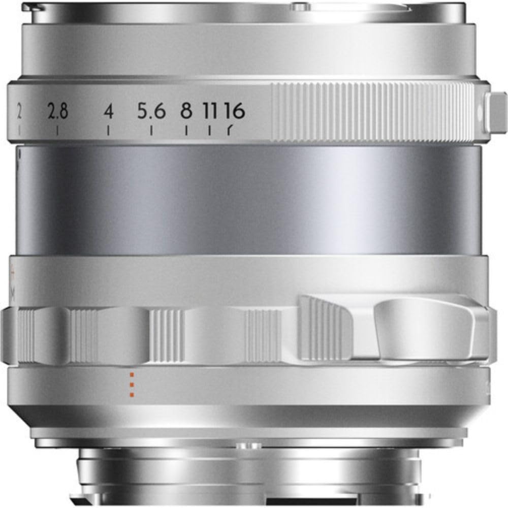 THYPOCH Lente de fotografía de Marco Completo Simera de 50 mm f1.4 para Leica M Mount - Plata