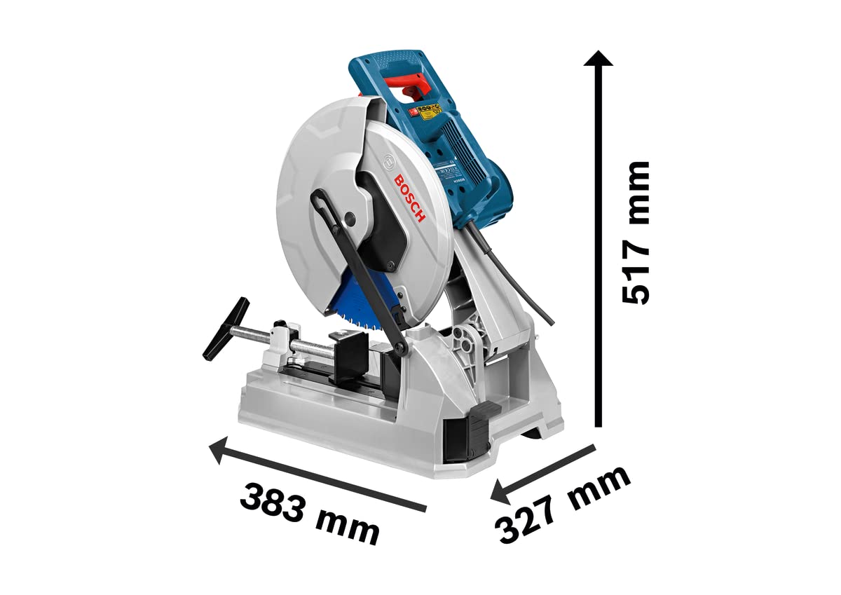 Bosch Professional GCD 12 JL - Tronzadora para metal (2000W, 1.500 rpm, Ø Disco 305 mm, en caja)
