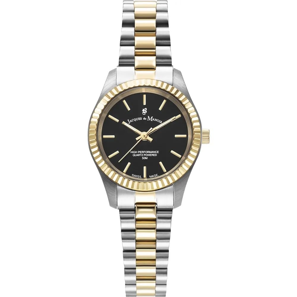 B JACQUES DU MANOIR Reloj Analógico para Mujeres de con Correa en Acero Inoxidable JWL04006