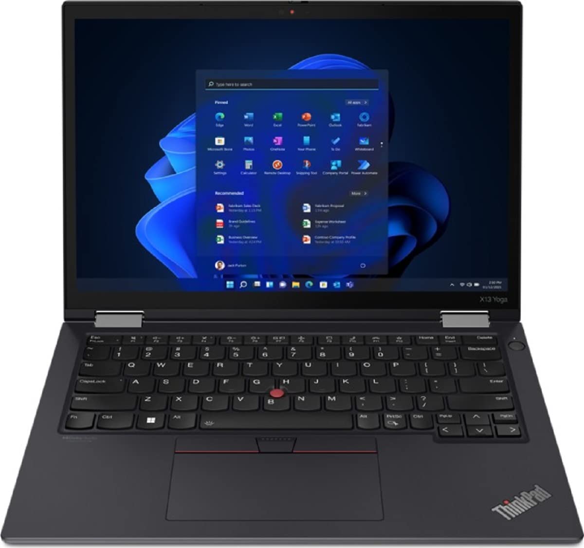 Lenovo ThinkPad X13 Yoga G3 21AW004HGE - 13,3" WUXGA IPS, Intel Core i5-1235U, 16GB RAM, 512GB SSD, Windows 11 Pro