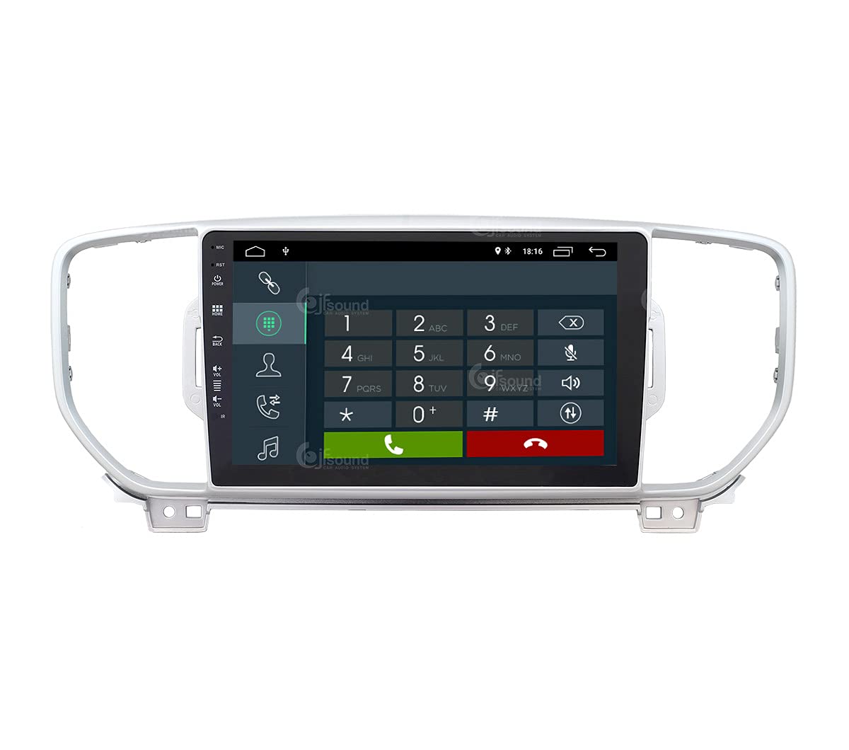 Radio de Coche Personalizada Kia Sportage Android GPS Bluetooth WiFi Dab USB Full HD Touchscreen Display 9”