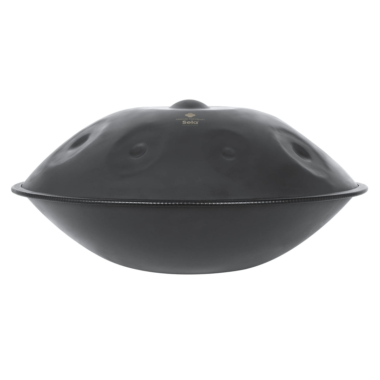 Sela Melody Handpan Gris Oscuro C# Kurd Humung-antioxidante y resistente a la corrosión, instrumento de percusión, 57 cm, grande, sin ruido, con bolsa acolchada, color negro mate, SE 308