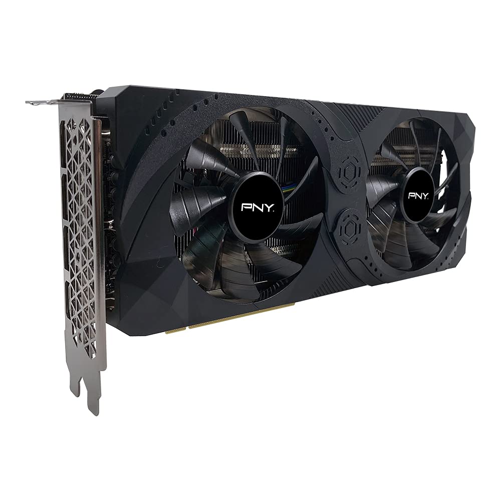 PNY Tarjeta gráfica GeForce RTX™ 3060 Ti 8GB Uprising Dual Fan LHR