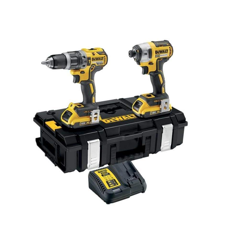 Dewalt DCK266D2-GB - 18v kit de taladro sin escobillas y el impacto combi controlador xr