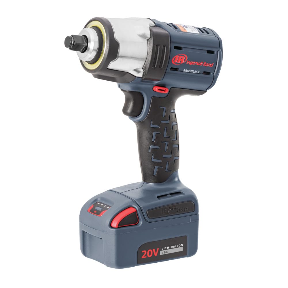 Ingersoll-Rand W5153 Llave de Impacto, 1/2» IQV20 con control de potencia de par medio, 2,15 kg, 495 Nm de par máximo, alimentada por batería