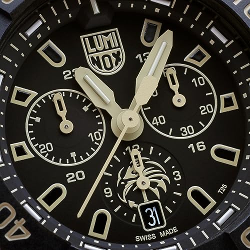 Luminox Reloj Cronógrafo para Hombres de Cuarzo Suizo con Correa en Caucho XS.3590.NSF.Set