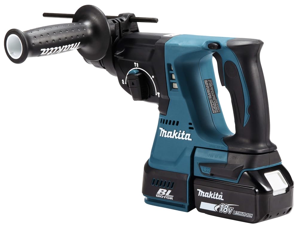 Makita Dhr242Rtj - Martillo ligero 24mm 18v litio bl 5,0ah makpac