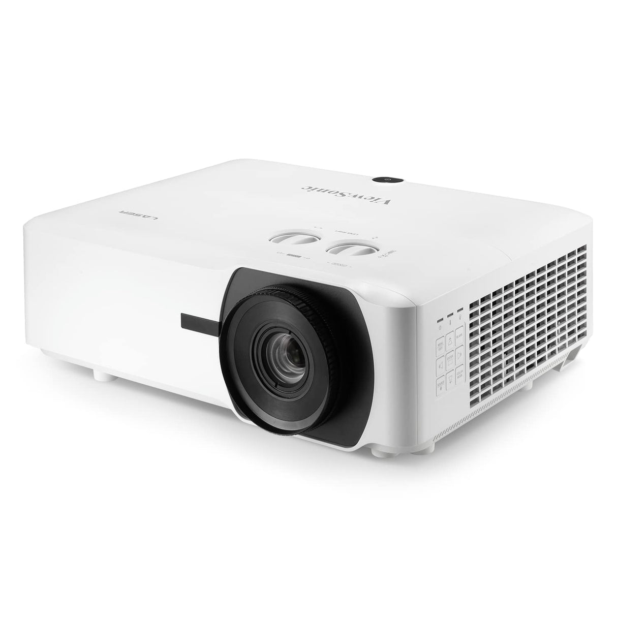 Proyector láser ViewSonic DLP LS850WU (WUXGA, 5000 lúmenes ANSI, 2X HDMI, 2X Altavoces de 10 vatios, Zoom óptico de 1,6X, Funcionamiento 24 Horas al día, 7 días a la Semana) Blanco