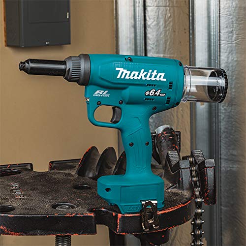 Makita DRV250Z - Remachadora 6,4 mm BL 18V LXT/solo, sin batería y sin cargador