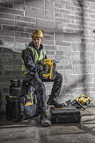 DEWALT DCN890P2-QW - Clavadora de Hormigón sin escobillas XR 18V con 2 baterías Li-Ion 5,0Ah para clavos 15° de 2,6-3,7mm diámetro y 13-57mm largo