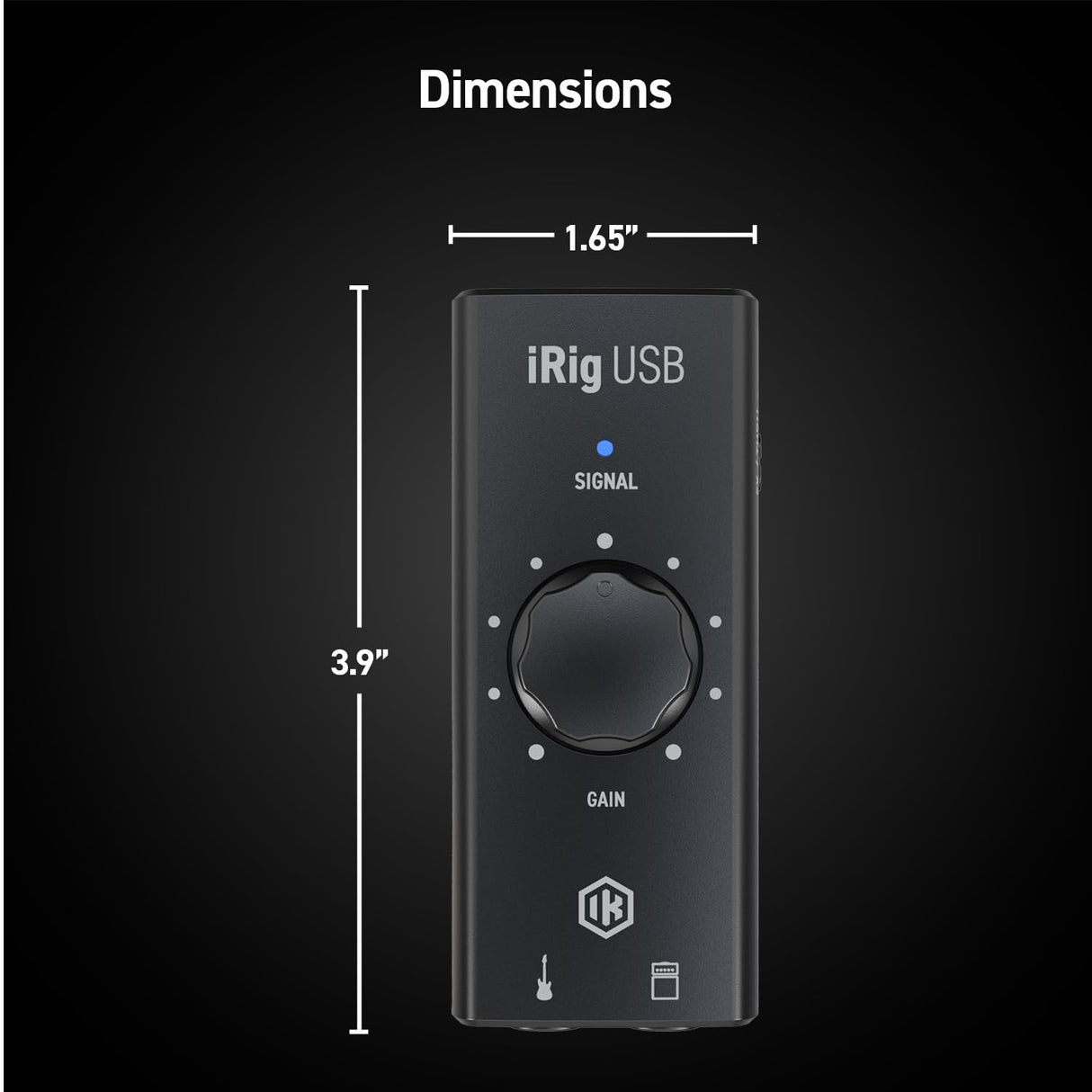 iRig USB, interfaz USB-C para guitarra y bajo para Mac, PC, iPad y modelos de iPhone con puerto USB-C, incluidos iPhone 15, iPhone 15 Plus, iPhone 15 Pro y iPhone 15 Pro Max