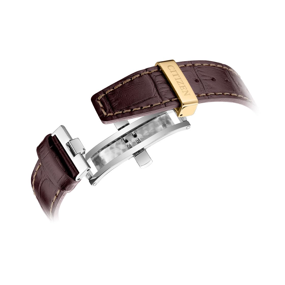 CITIZEN Reloj Cronógrafo para Hombres de Eco-Drive con Correa en Cuero AT8263-10H